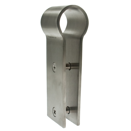 Herraje para cabinas sanitarias - Pinza Tubo de Cabina Inox