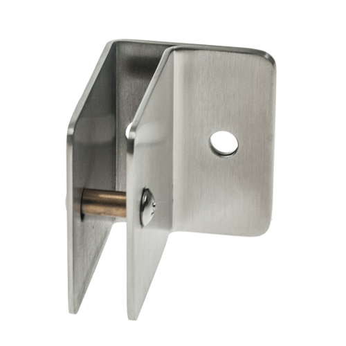 Herraje para cabinas sanitarias - Escuadra L/U Cabina Inox