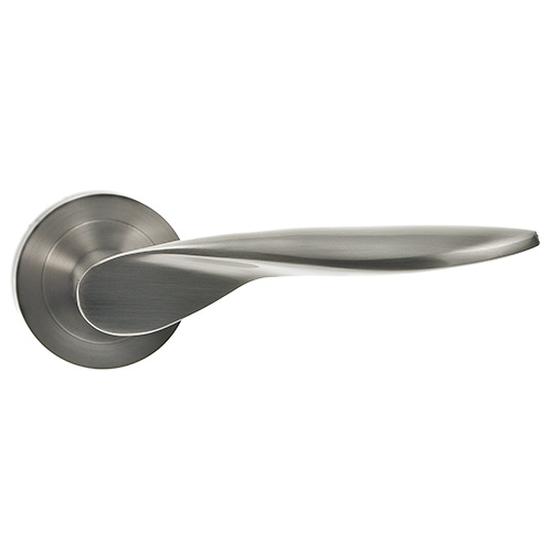 Manivelas con roseta - Juego Manivelas con Roseta Dafne Níquel Satinado