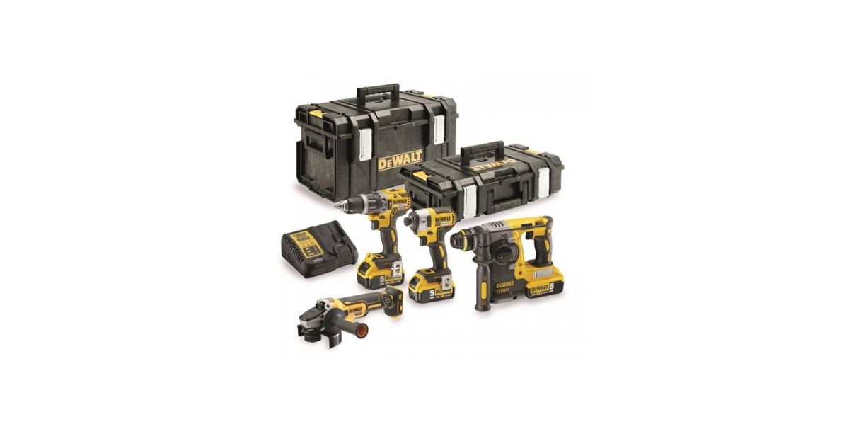 DeWALT Conjunto combinado de herramientas a batería 18V DCK422P3