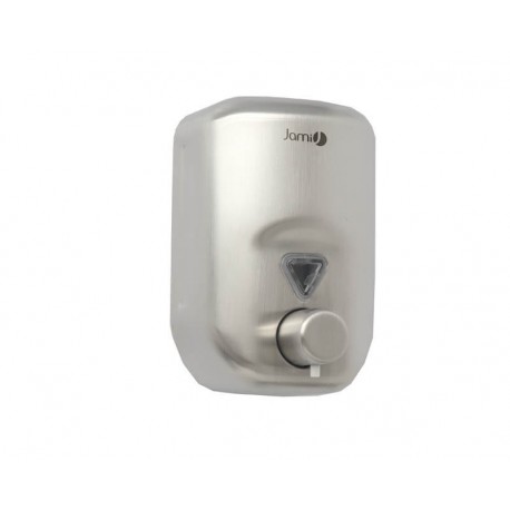 Dosificador de jabón de acero inoxidable satinado - JAMI