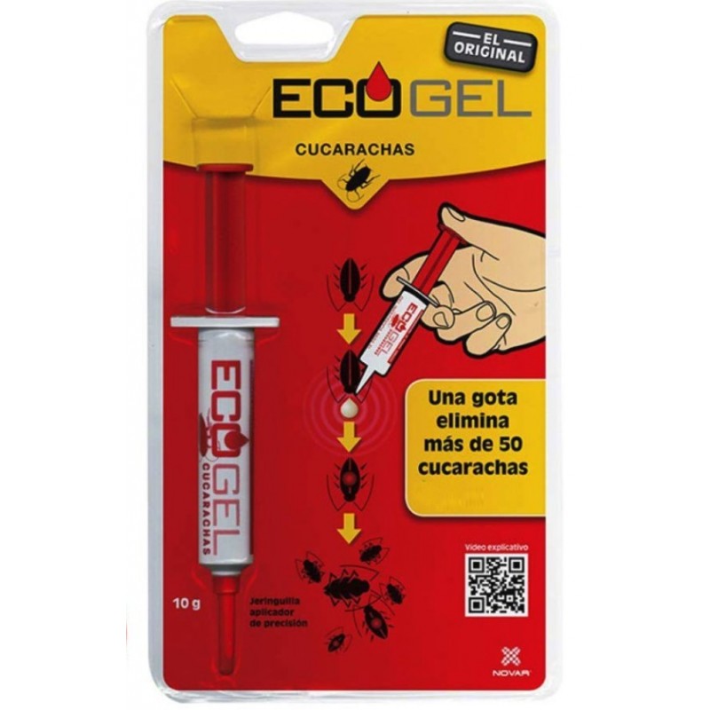 Ecogel Cucarachas Jeringa 10 Gramos