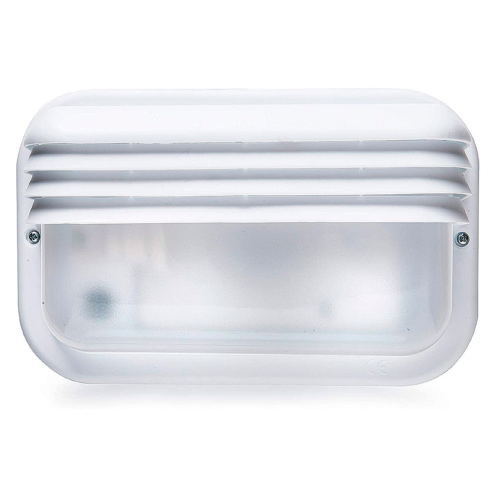Aplique Ecoled Estanco Ip44, E28 Max Led18W Horizontal Blanco