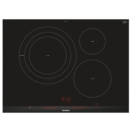 Placas de inducción - SIEMENS Encimera Inducción EH775LDC1E 3 Zonas Negro