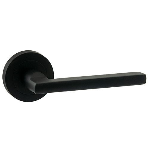 Manivelas con roseta - Juego Manivelas con Roseta Rental Aluminio Negro