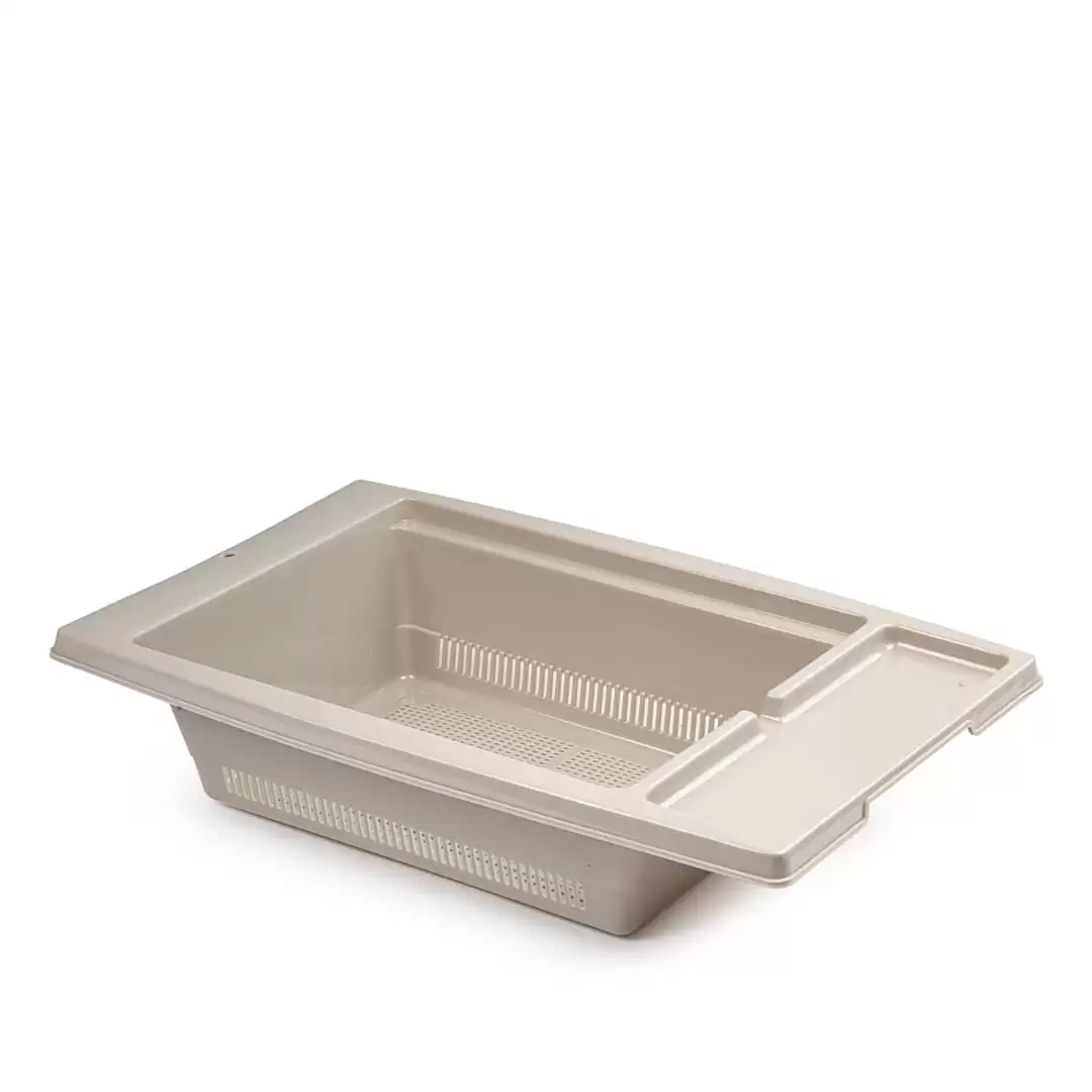 Escurreplatos Para Fregadero De Plastico Beige