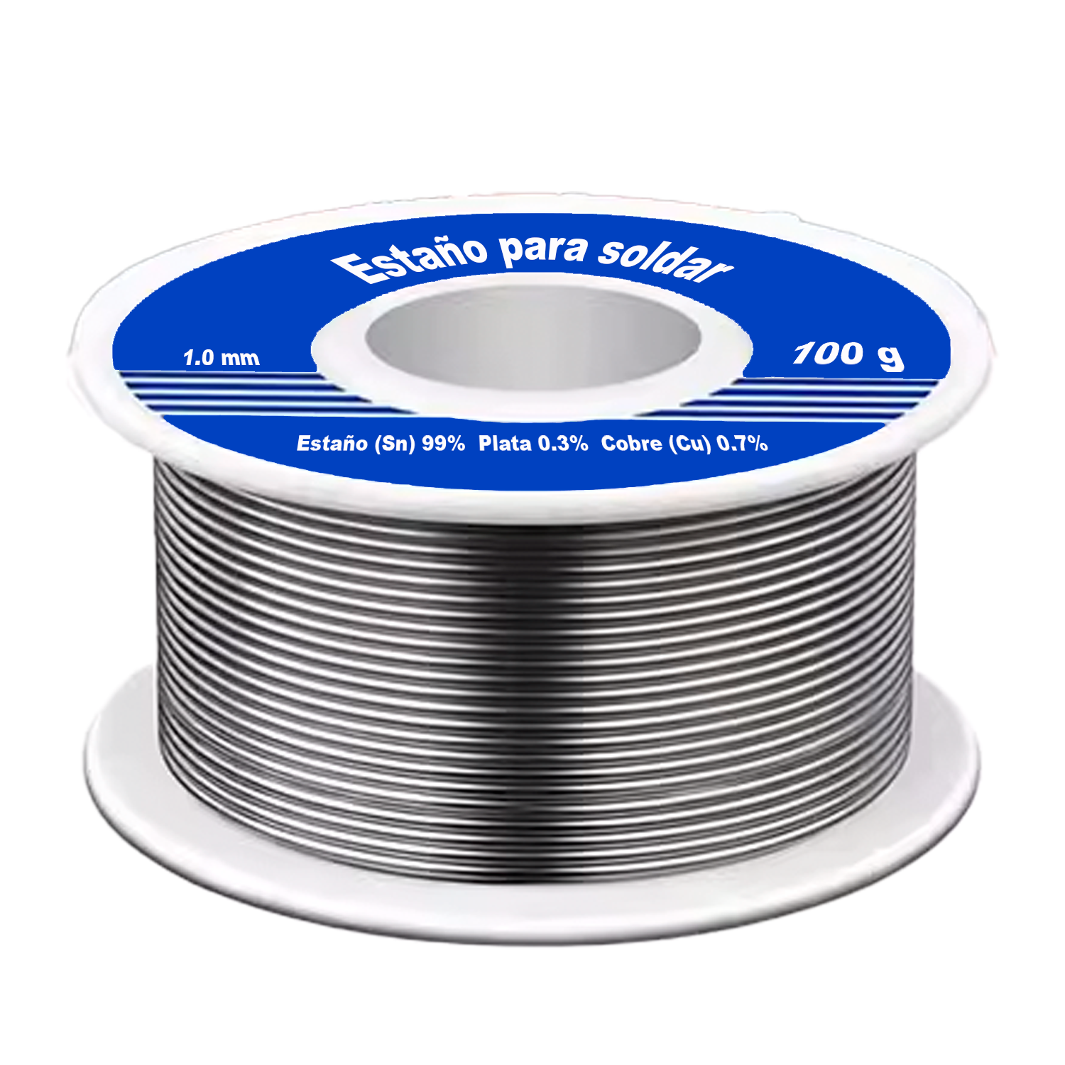 Estaño Para Soldar Sin Plomo 100 Gr 1.0 Mm
