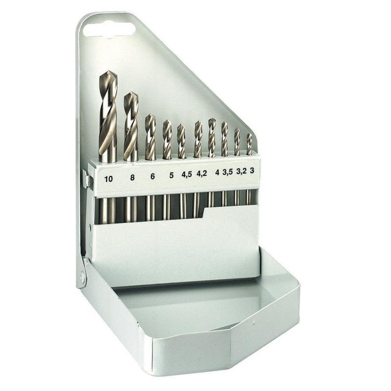 Estuche Brocas Alpen Cobalto Nirosta 10 Piezas ALPEN