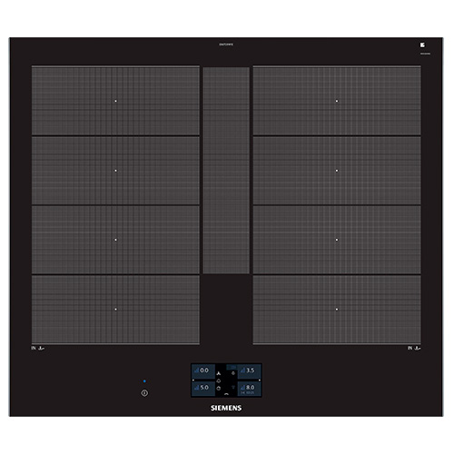 Placas de inducción - SIEMENS Encimera Inducción EX675JYW1E 2 Zonas Negro