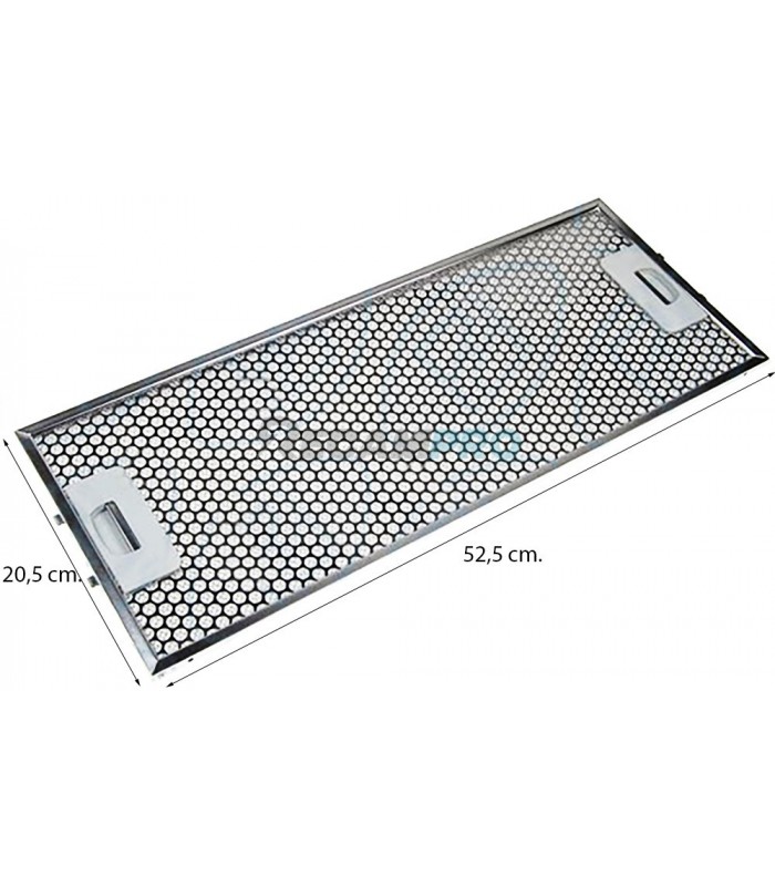 FILTRO CAMPANA EXTRACTORA NODOR CATA, MEDIDAS 52,5 X 20,5 cm. 02825272