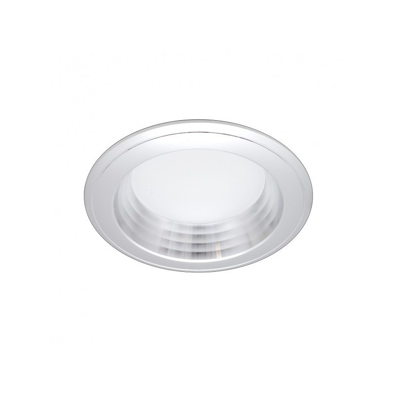 Foco Empotrable Corfu Plata 5w 6500k 5x10x10 Cm Corte 7,5d 400lm