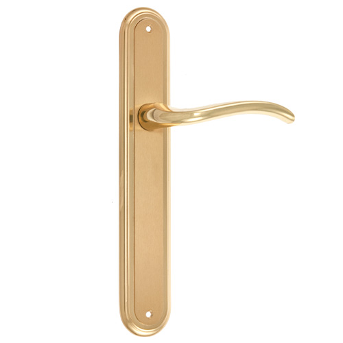 Manivelas con placa - Juego Manivelas con Placa G-75 Dorado Brillo y Mate