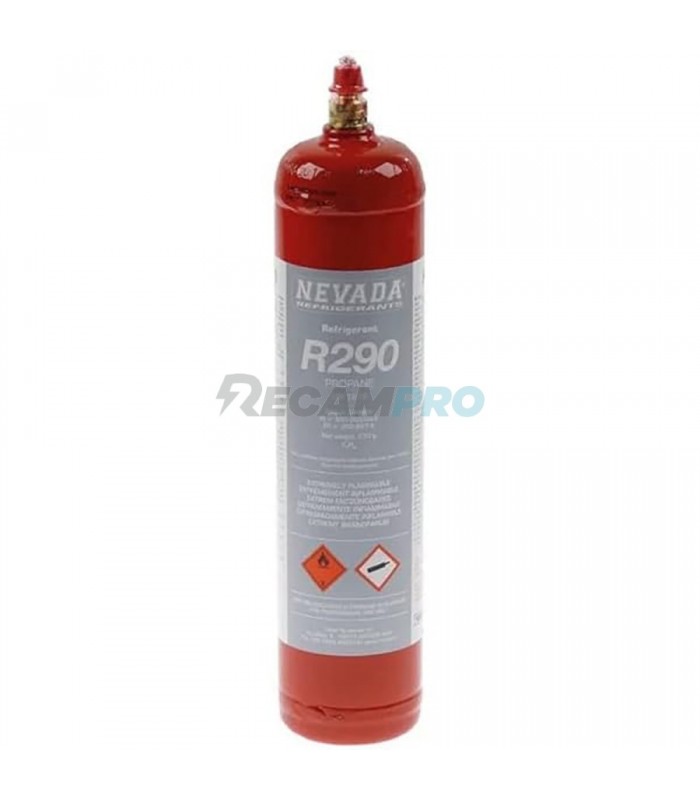 GAS REFRIGERANTE R290, ENVASE 370GR 25FR290