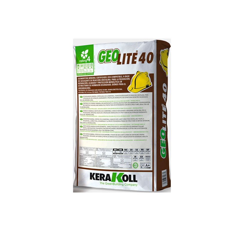 Geomortero Geolite 40 Gris 25Kg