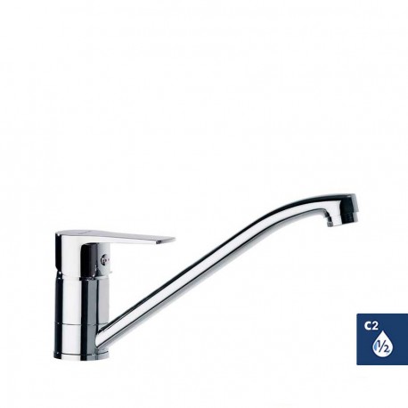 Grifo monomando de cocina 1809 TITANIUM - ramonsoler