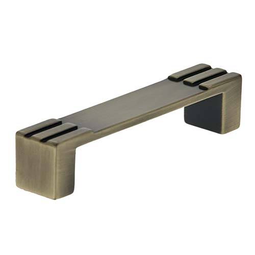 Tiradores mueble - Tirador Rectangular H120 96 mm Cuero