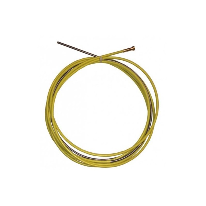 Hispamig Sirga Forrada Amarilla 4MT 1.2-1.6MM, UND