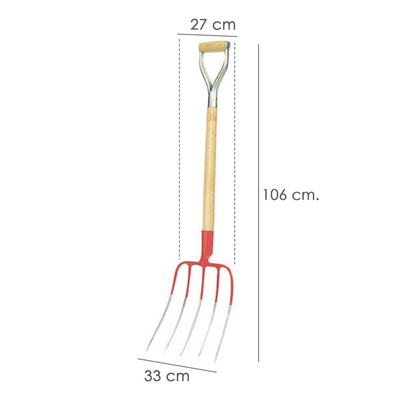 Horca Con Mango Anilla560 / 5 Puas WOLFPACK