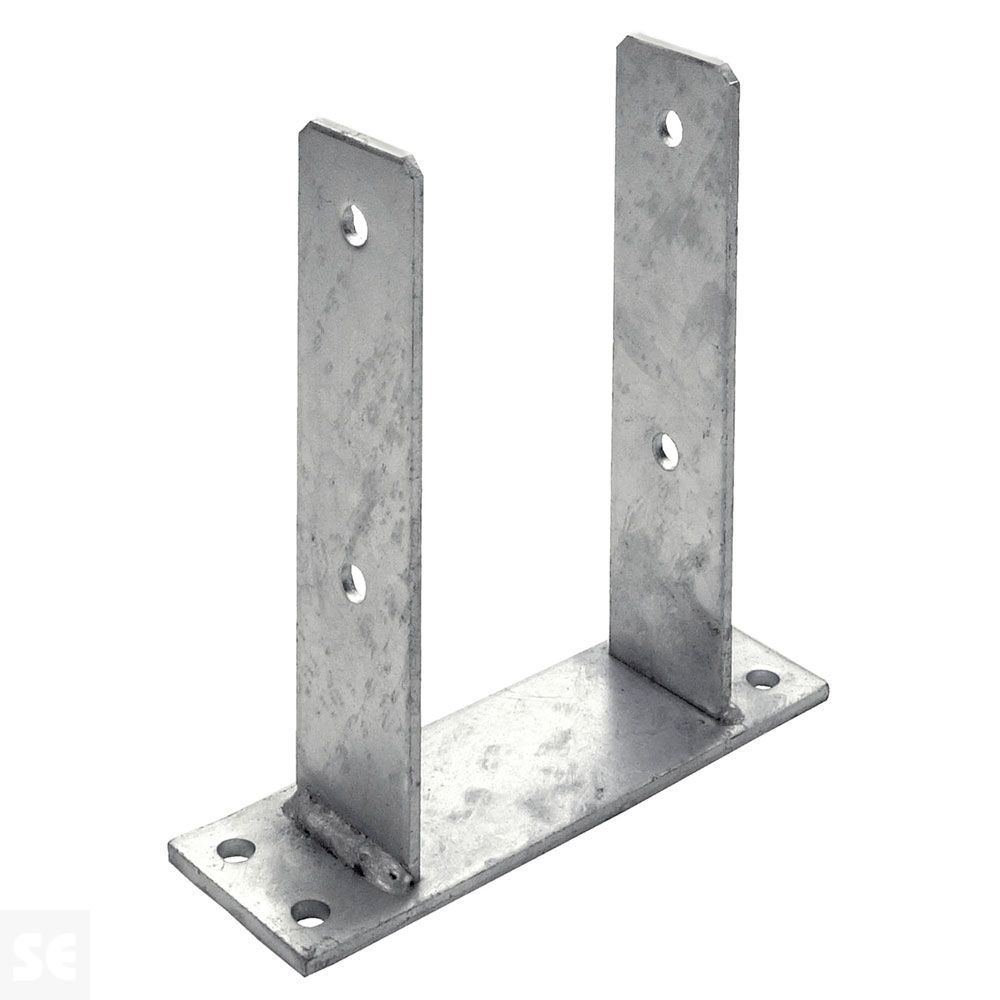 Base de Apoyo de Pilares Forma U 91 x 50 x 60 x 200 x 4mm. Ref. HV4253