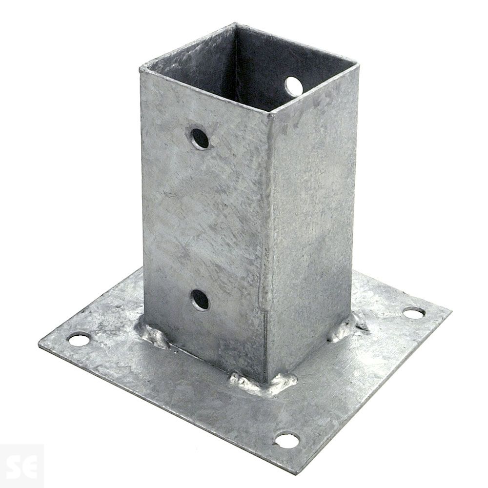 Base de Apoyo de Pilares Cincado 91 x 150mm. Ref. HV4274