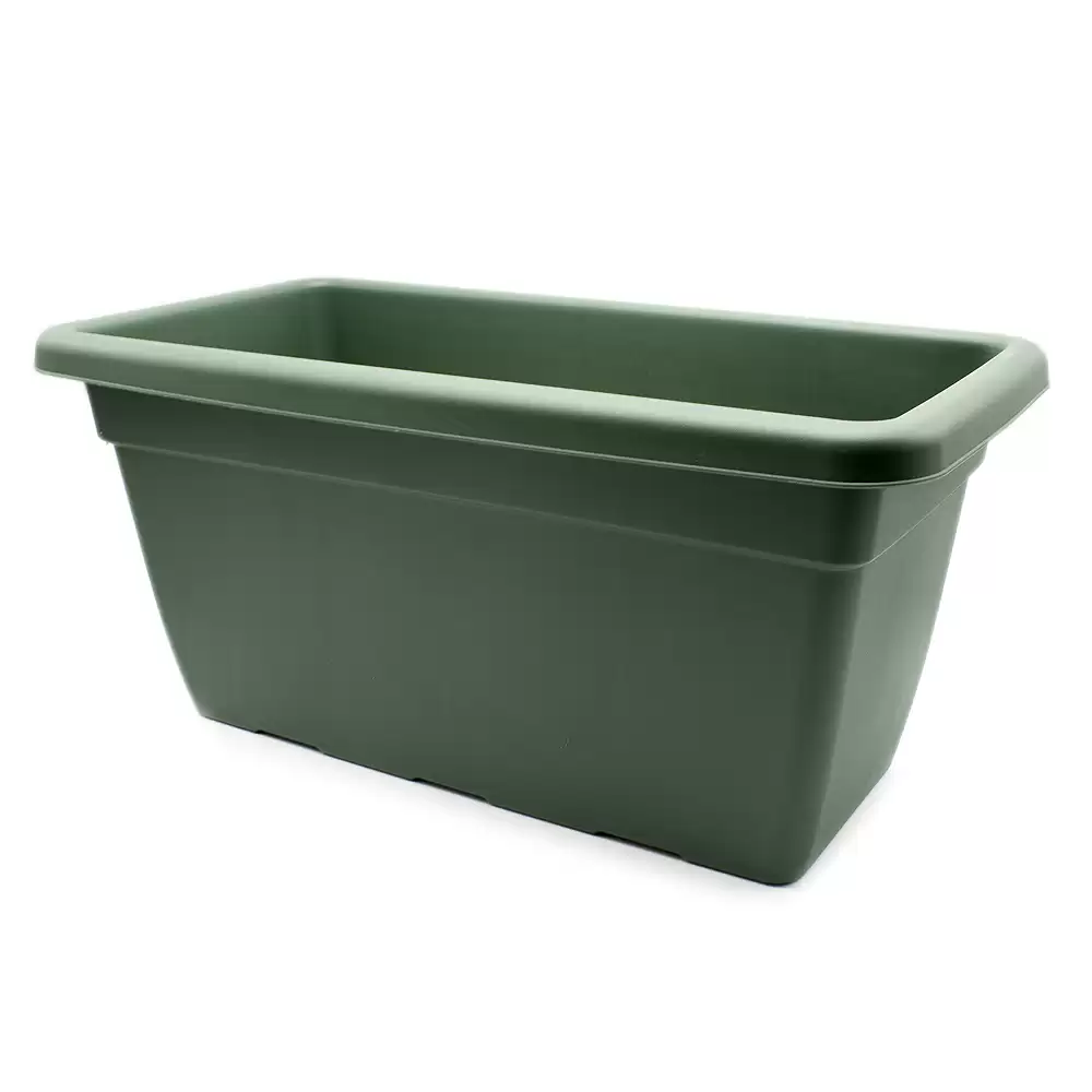 Jardinera De Plastico Alta 60 Cm Verde
