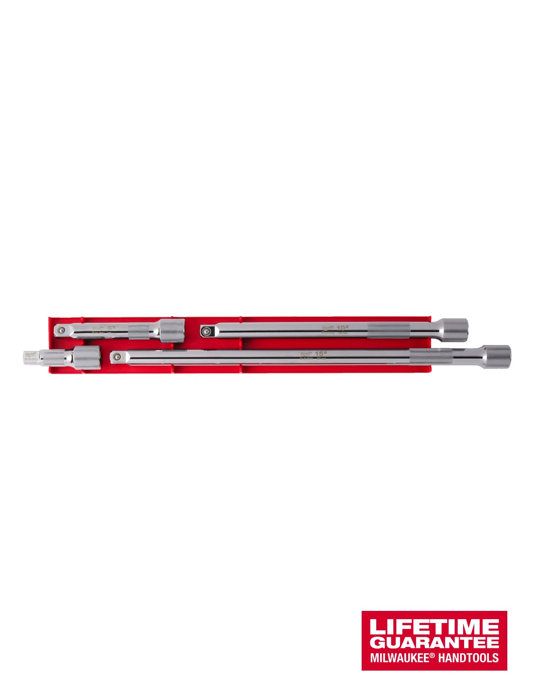 Juego de 4 extensiones de 1/2" Milwaukee