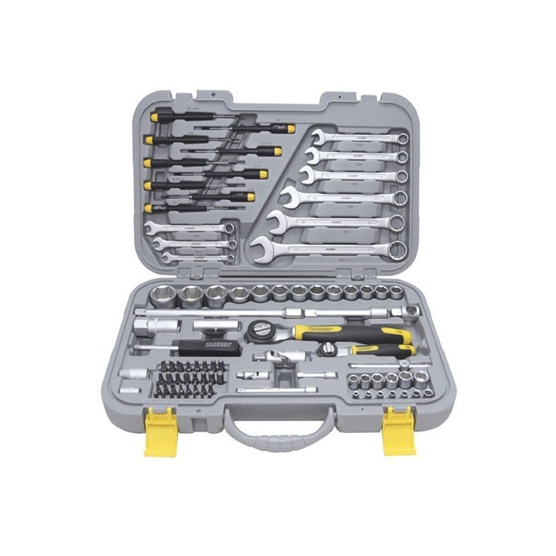 Juego Herramientas 91Piezas Cromo Vanadio con Maletín