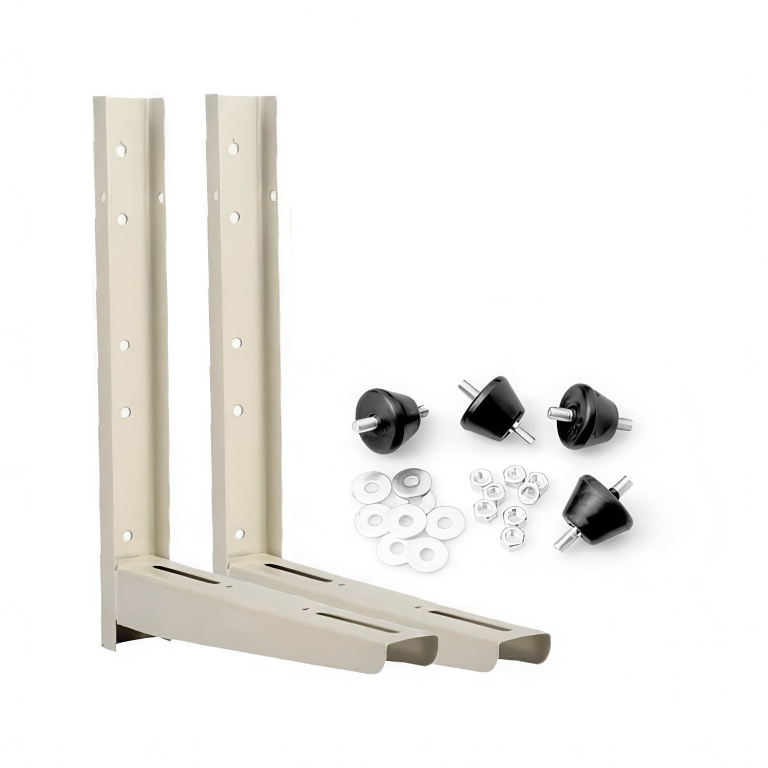 Juego Soportes Escuadras 450 X450 Pack Antivibradores Aire Acondicionado