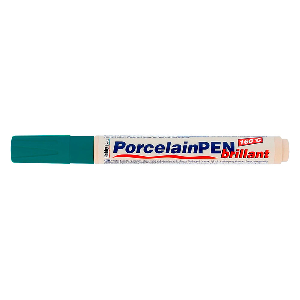 Rotulador Porcelain Pen 160ºc Brillante Turquesa 2-4Mm