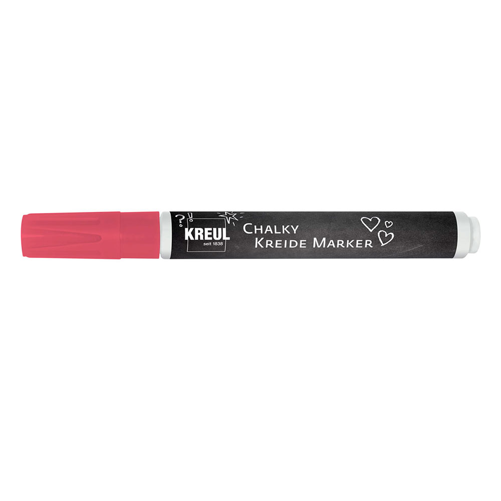 Rotulador Tiza Chalky Chalk Rojo 2-3Mm