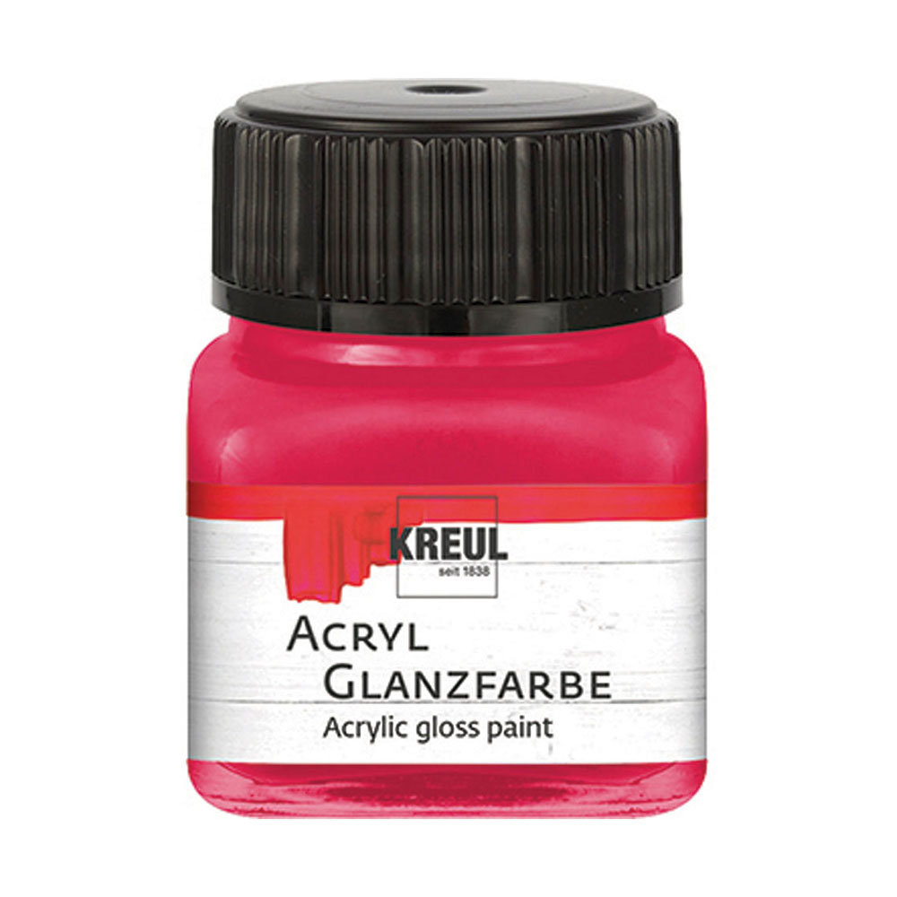 Hobby Line Acrilico Brillante 20 Ml Dark Red
