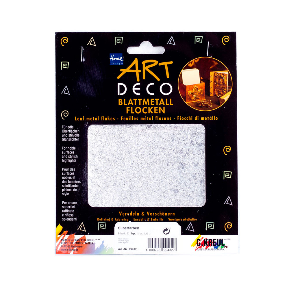 Art Deco Copitos Color Plata 1G K99432