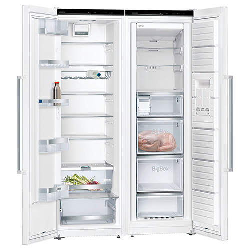 Frigoríficos - SIEMENS Set KA95NAWEP Frigorífico KS36VAWEP + Congelador GS36NAWEP Blanco