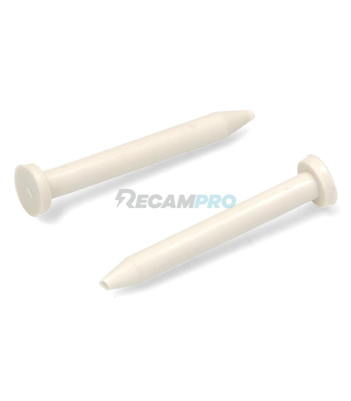 KIT 2 EJES PARA PUERTA DE LAVADORA CARGA SUPERIOR CANDY, HOOVER 49033811