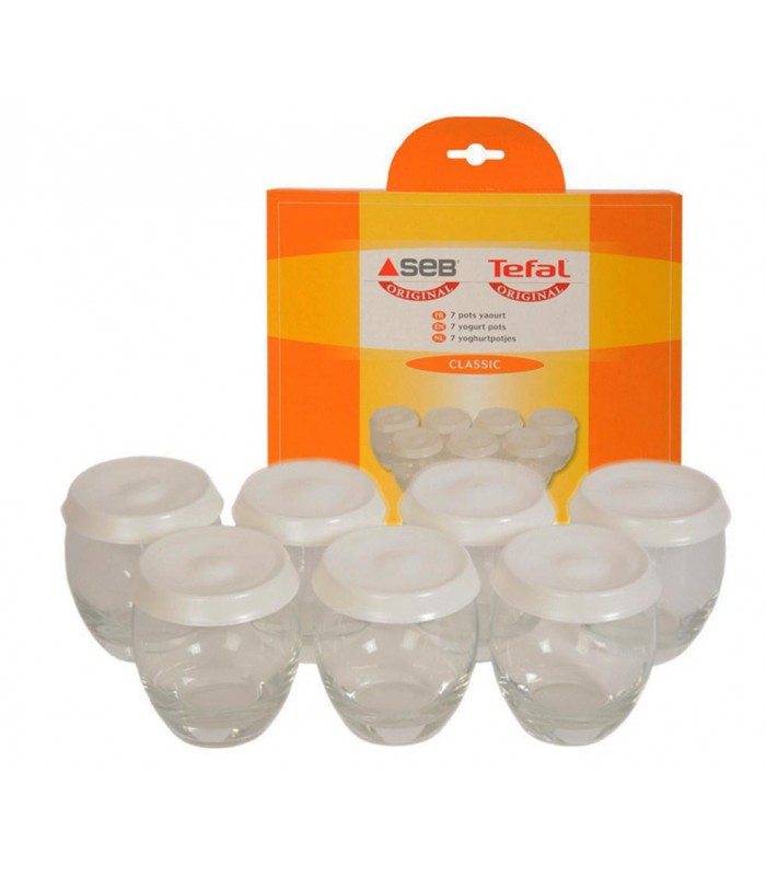 KIT 7 VASOS YOGURTERA TEFAL, MOULINEX XF950001