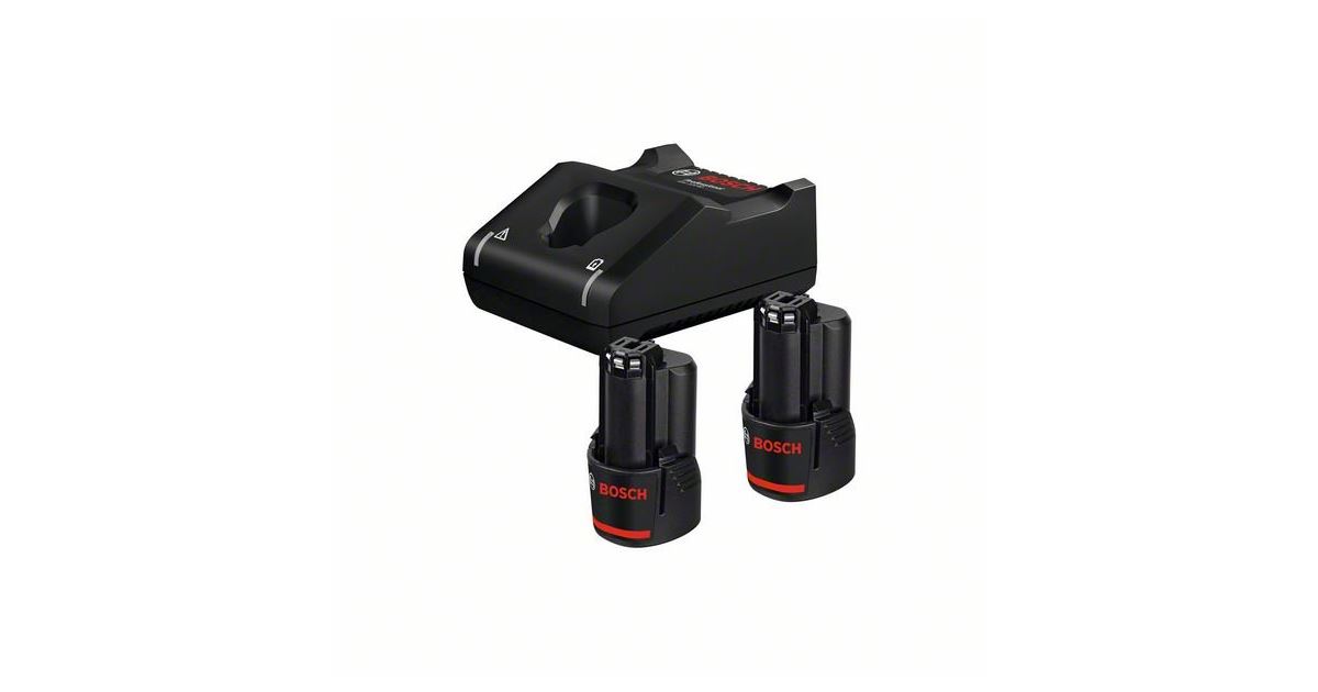 Kit de inicio Bosch 2× 12V3.0Ah + GAL12V-40 1600A019RD