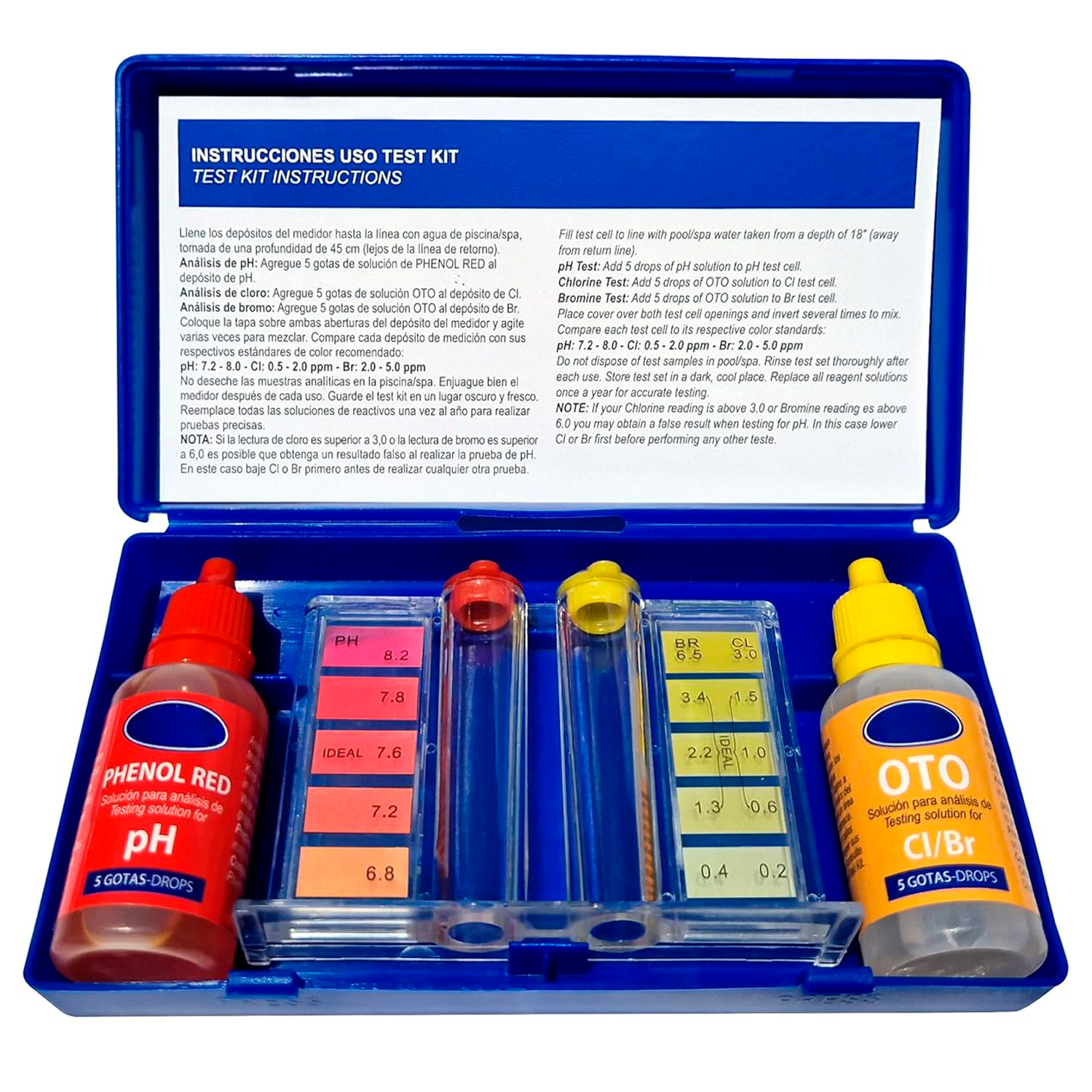 Kit Medidor De Cloro Y PH