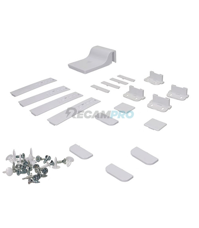 KIT PIEZAS DE FIJACION FRIGORÍFICO INCORPORADO CANDY, DELONGHI, HAIER... 70001294