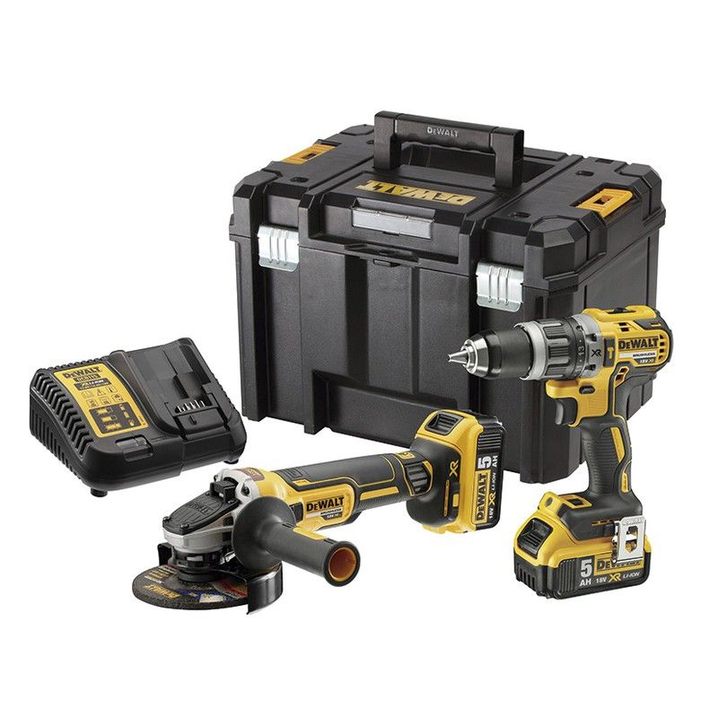 Kit Taladro Dcd796 + Amoladora Dcg405 5596X2080 Dewalt