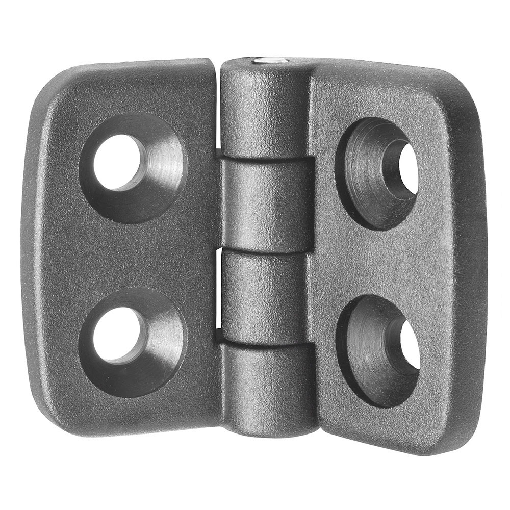 Bisagra Poliamida Negra 30x39mm. (1u.)