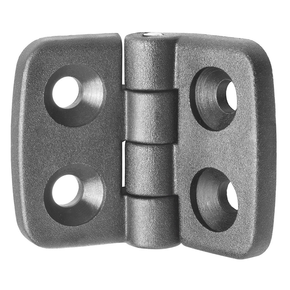 Bisagra Poliamida Negra 48x58mm. (1u.)