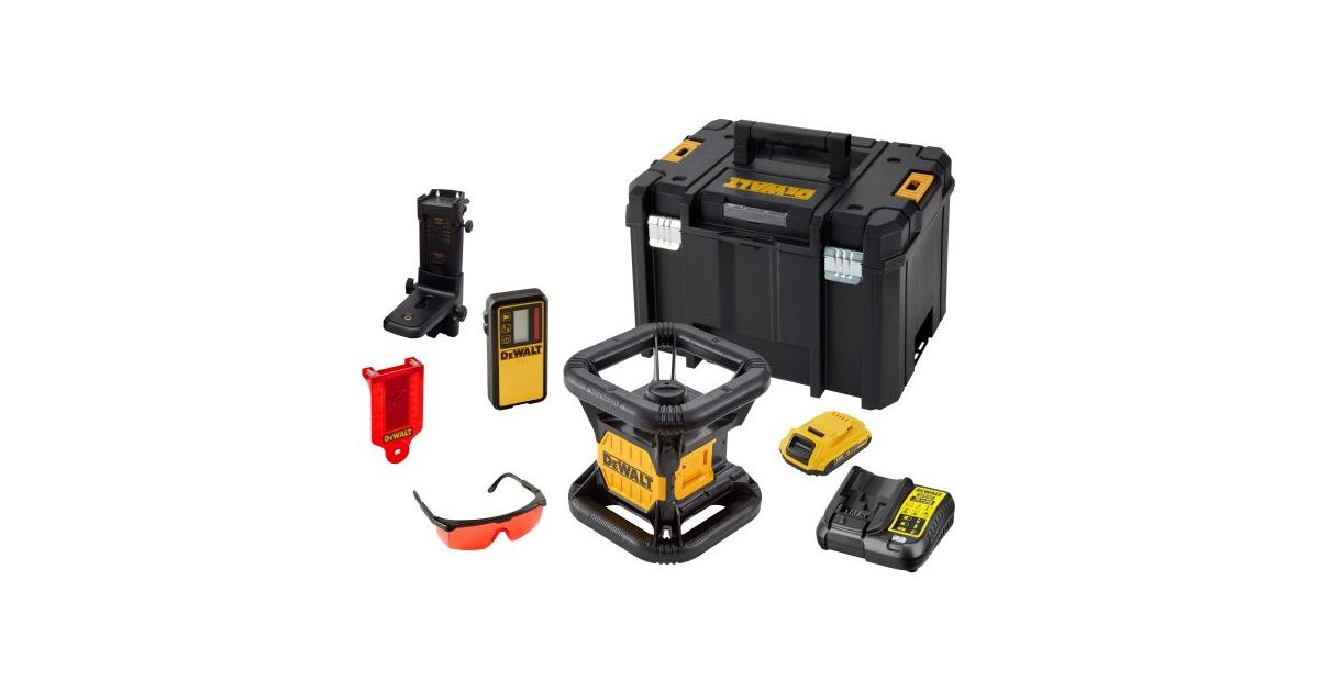 Láser giratorio DeWALT, kit DCE074D1R