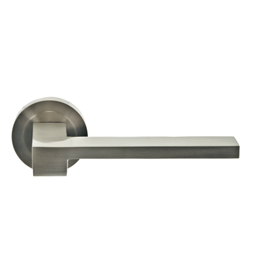 Manivelas con roseta - Juego Manivelas con Roseta Tecno Aluminio Níquel Satinado