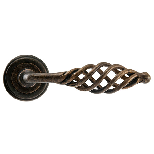 Manivelas con roseta - Juego Manivelas con Roseta Farolillo Envejecido