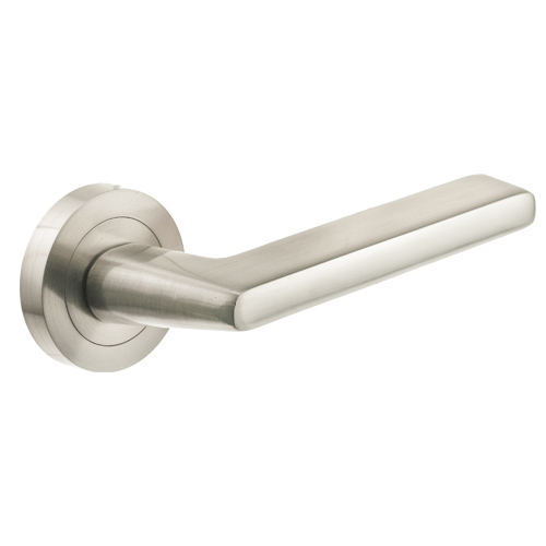 Manivelas con roseta - Juego Manivelas con Roseta Elisa Aluminio Níquel Satinado