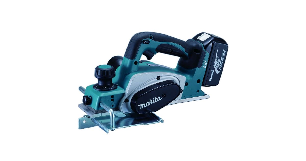 MAKITA Cepilladora inalámbrica Li-ion 18V/5.0 Ah DKP180RTJ
