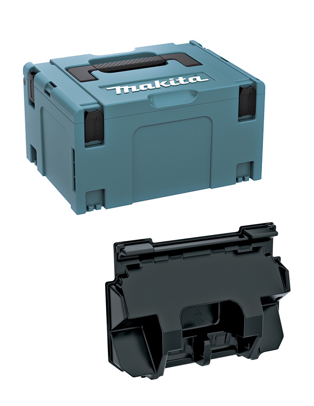 Maletín MAKITA MAKPAC 3 + Inserto Power Set DC18RD - 4 baterías (839205-3)