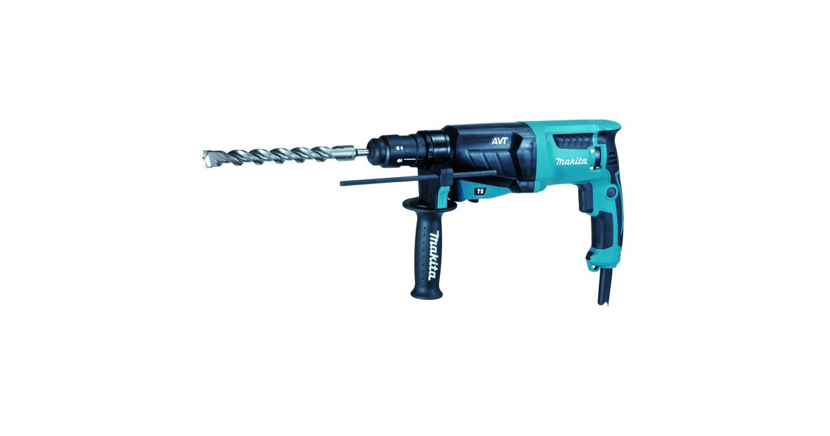 Martillo combinado Makita con AVT y mandril intercambiable 2.4J, 800W HR2631FT