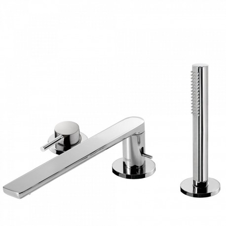 Grifo monomando para borde de bañera - TRES