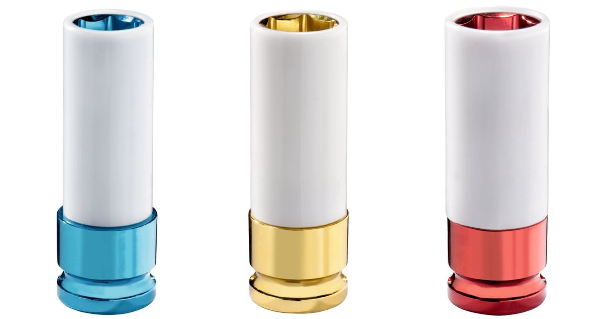 METABO Juego de tuercas de pared fina 1/2", resistentes a impactos KFZ 628833000